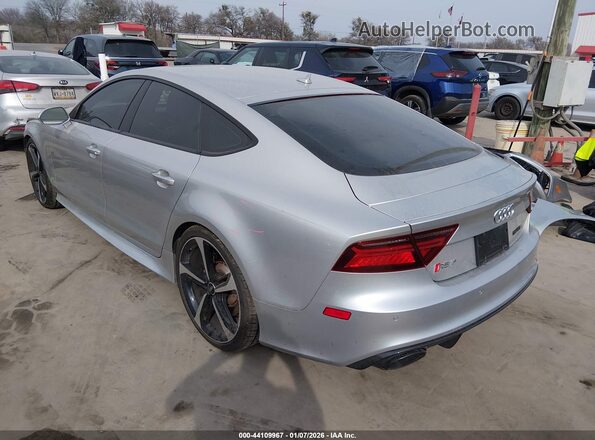 WUAW2AFC9GN903338 2016 AUDI RS7 Silver Задня ліва чверть