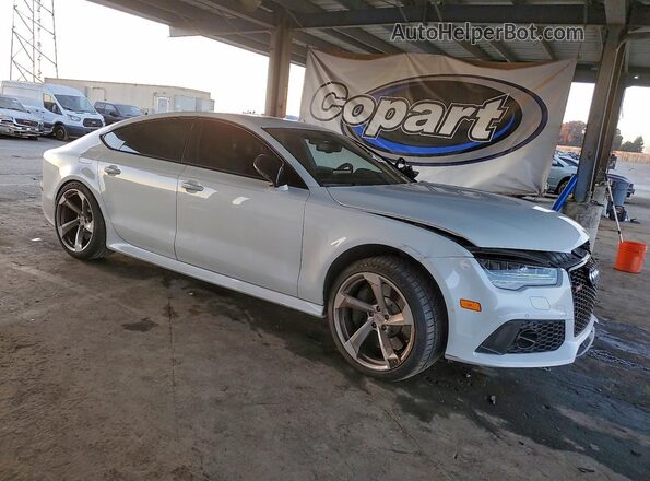 WUAW2AFCXGN902828 2016 AUDI RS7 Белый Передняя правая четверть