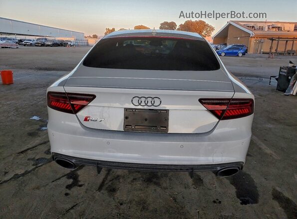 WUAW2AFCXGN902828 2016 AUDI RS7 Белый Вид сзади