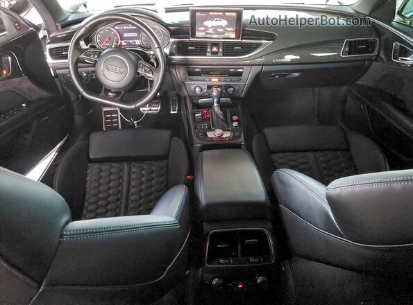 WUAW2AFCXGN902828 2016 AUDI RS7 Белый Вид панели приборов
