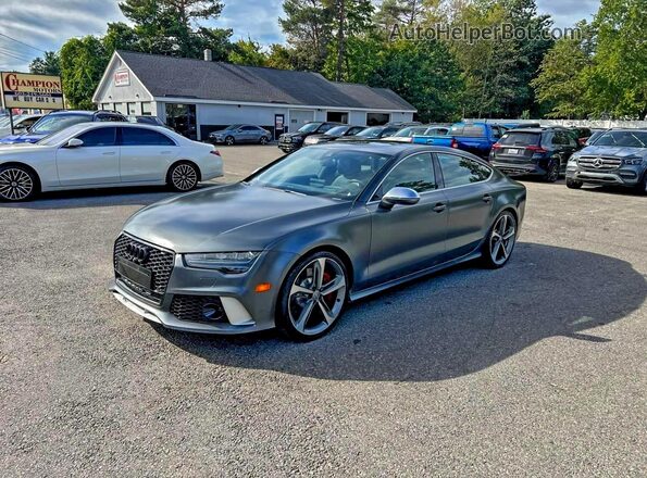WUAW2BFC5GN902306 2016 AUDI RS7 Gray Задня ліва чверть