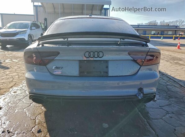 WUAWAAFCXHN901831 2017 AUDI RS7 Gray Widok z tyłu