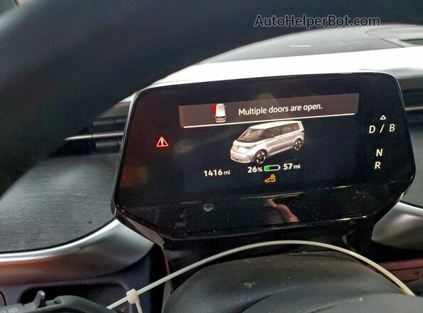 WVGAWVEB5SH015670 2025 VOLKSWAGEN ID Black Vista del cuadro de instrumentos