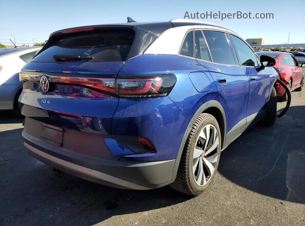 WVGDMPE21MP008626 2021 VOLKSWAGEN ID.4 Blue Задня права чверть