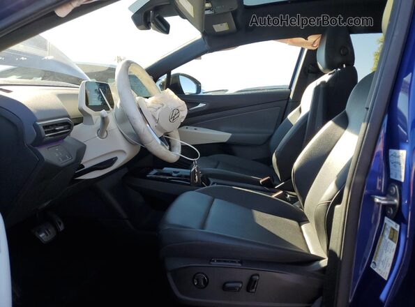 WVGDMPE21MP008626 2021 VOLKSWAGEN ID.4 Blue Вид салону спереду