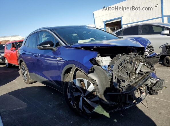 WVGDMPE21MP008626 2021 VOLKSWAGEN ID.4 Blue Передня права чверть