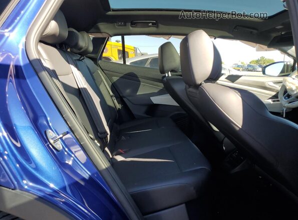 WVGDMPE21MP008626 2021 VOLKSWAGEN ID.4 Blue Вид задніх сидінь