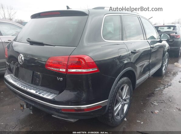 WVGEF9BP3GD010023 2016 VOLKSWAGEN TOUAREG Black Tył prawy