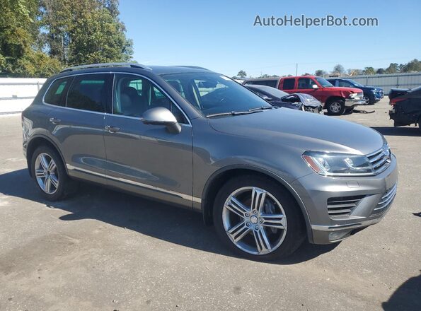 WVGEP9BP3GD001769 2016 VOLKSWAGEN TOUAREG Gray წინა მარჯვენა