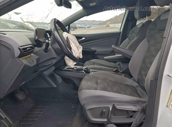 WVGJNPE22MP062906 2021 VOLKSWAGEN ID.4 White Widok wnętrza z przodu