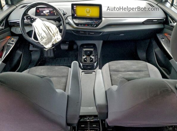 WVGJNPE22MP062906 2021 VOLKSWAGEN ID.4 White Widok deski rozdzielczej