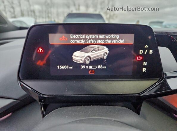 WVGJNPE23NP069302 2022 VOLKSWAGEN ID.4 White Instrument cluster view