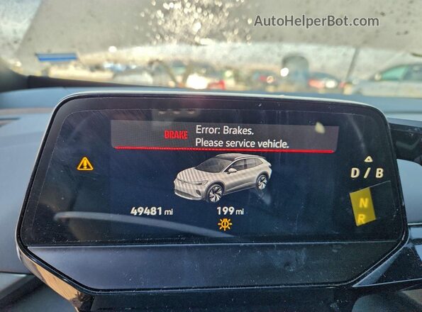 WVGJNPE29NP069059 2022 VOLKSWAGEN ID.4 Gray Instrument cluster view