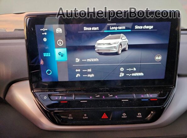 WVGJNPE29NP069868 2022 VOLKSWAGEN ID.4 White ხელსაწყოთა პანელის ხედი