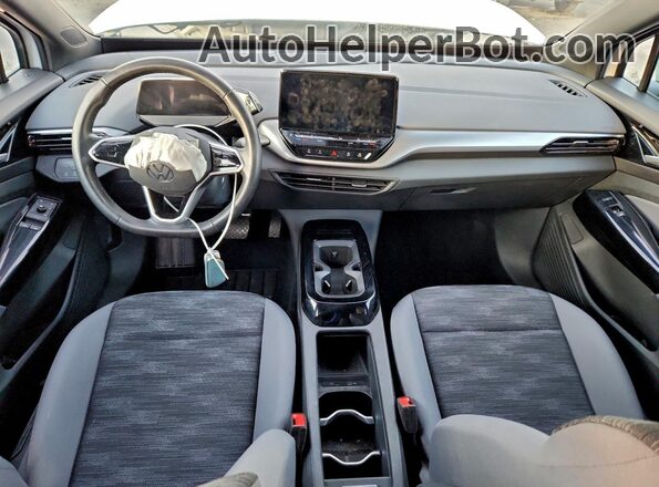 WVGJNPE29NP069868 2022 VOLKSWAGEN ID.4 White წინა პანელის ხედი