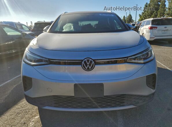 WVGKMPE25MP058212 2021 VOLKSWAGEN ID.4 Silver Widok z przodu