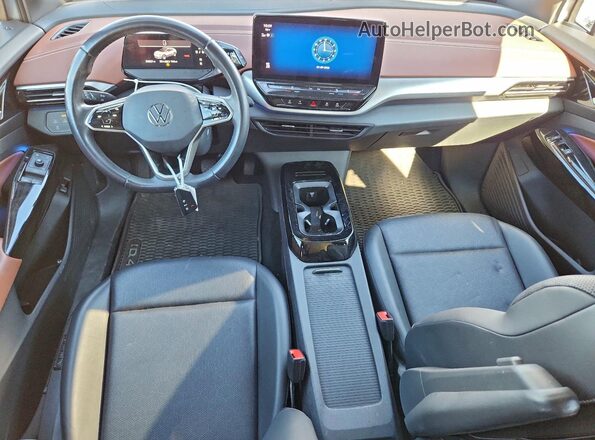 WVGKMPE25MP058212 2021 VOLKSWAGEN ID.4 Silver Widok deski rozdzielczej