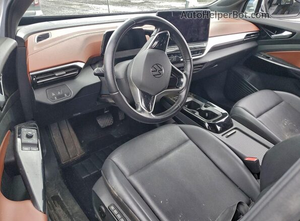 WVGKMPE2XMP056570 2021 VOLKSWAGEN ID.4 Silver Widok deski rozdzielczej