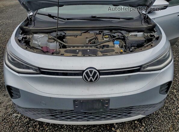 WVGKMPE2XMP056570 2021 VOLKSWAGEN ID.4 Silver Widok komory silnika