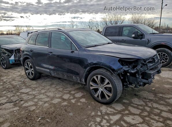 WVGRF7BPXHD000306 2017 VOLKSWAGEN TOUAREG Синий Передняя правая четверть