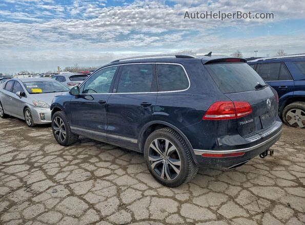 WVGRF7BPXHD000306 2017 VOLKSWAGEN TOUAREG Синий Задняя левая четверть