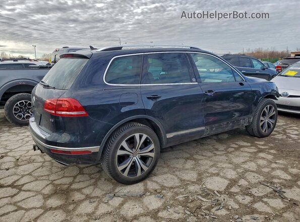 WVGRF7BPXHD000306 2017 VOLKSWAGEN TOUAREG Синий Задняя правая четверть