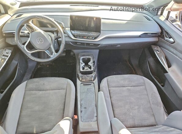 WVGRMPE26MP022415 2021 VOLKSWAGEN ID.4 White Widok deski rozdzielczej