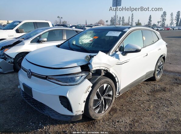 WVGTMPE21MP044621 2021 VOLKSWAGEN ID.4 White Передня ліва чверть