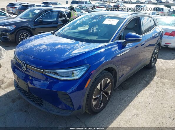 WVGTMPE22NP075183 2022 VOLKSWAGEN ID.4 Blue Przód lewy