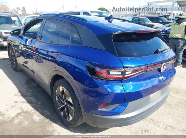 WVGTMPE22NP075183 2022 VOLKSWAGEN ID.4 Blue Tył lewy