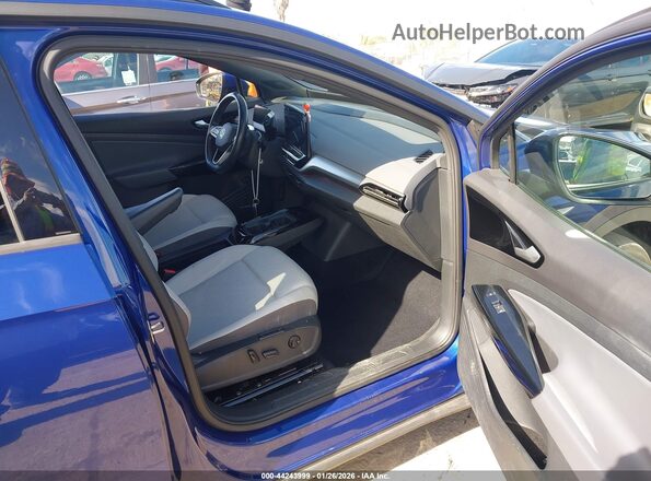 WVGTMPE22NP075183 2022 VOLKSWAGEN ID.4 Blue Widok wnętrza z przodu