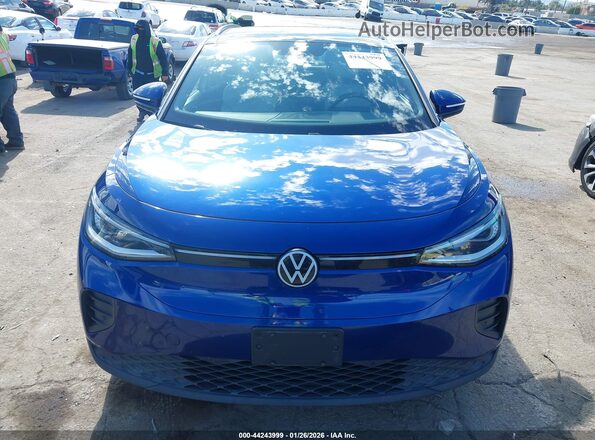 WVGTMPE22NP075183 2022 VOLKSWAGEN ID.4 Blue Widok zestawu wskaźników