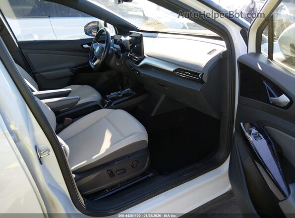 WVGTMPE24MP062692 2021 VOLKSWAGEN ID.4 Белый Вид салона спереди