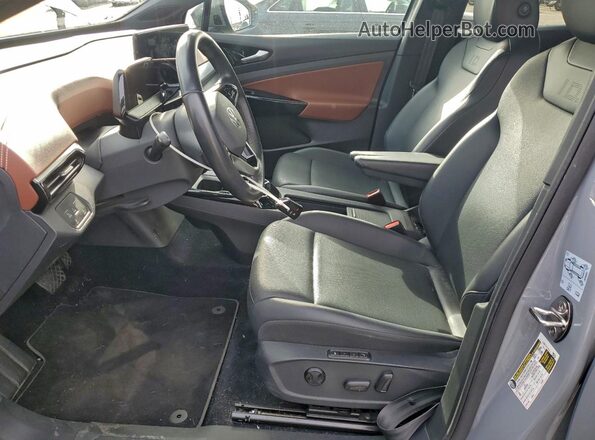 WVGTMPE27MP064632 2021 VOLKSWAGEN ID.4 Gray Widok wnętrza z przodu