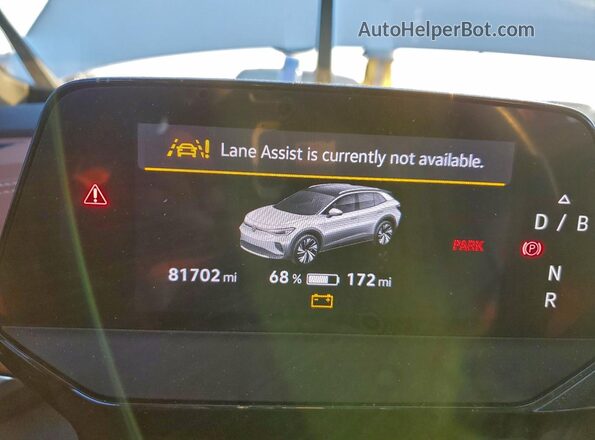 WVGTMPE28MP046060 2021 VOLKSWAGEN ID.4 White Вид щитка приладів