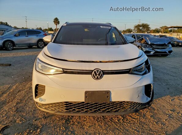 WVGTMPE28MP046060 2021 VOLKSWAGEN ID.4 White Вид спереду