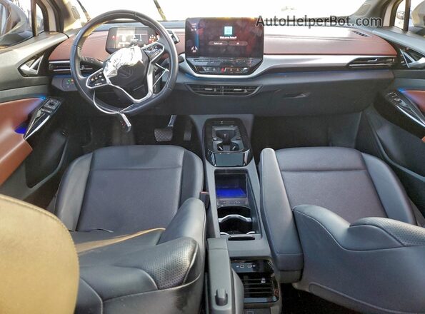 WVGTMPE28MP046060 2021 VOLKSWAGEN ID.4 White Вид панелі приладів