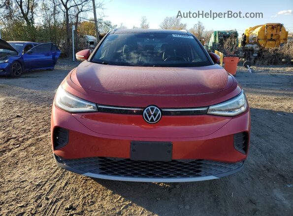 WVGUNPE22MP065432 2021 VOLKSWAGEN ID.4 Red Դիմացի տեսք