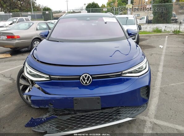 WVGUNPE24MP062208 2021 VOLKSWAGEN ID.4 Синий Вид щитка приборов