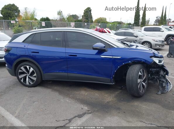 WVGUNPE24MP062208 2021 VOLKSWAGEN ID.4 Синий Вид задней части салона