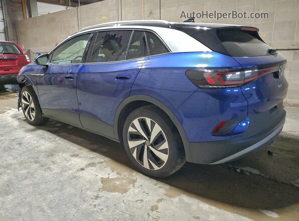 WVGUNPE29NP036544 2022 VOLKSWAGEN ID.4 Blue Հետևի ձախ
