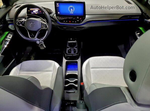 WVGUNPE29NP036544 2022 VOLKSWAGEN ID.4 Blue Առջևի վահանակի տեսք