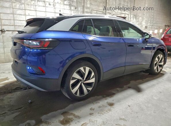 WVGUNPE29NP036544 2022 VOLKSWAGEN ID.4 Blue Հետևի աջ