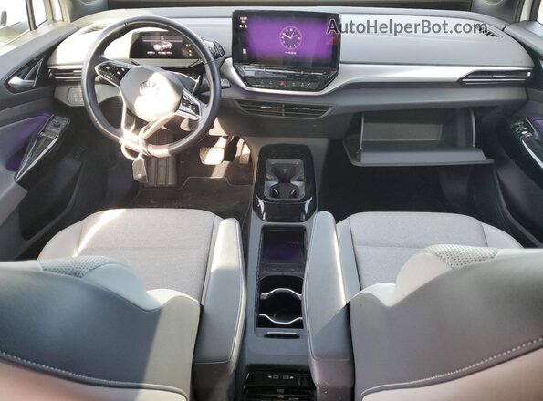 WVGUNPE29NP070449 2022 VOLKSWAGEN ID.4 White Widok deski rozdzielczej