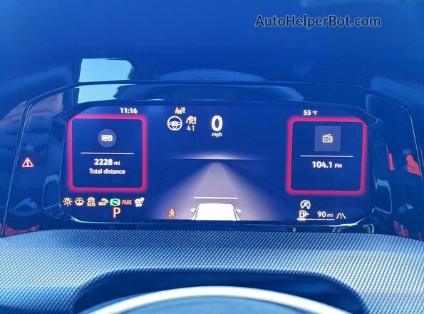 WVW3A7CD4SW243084 2025 VOLKSWAGEN GTI Серый Вид щитка приборов