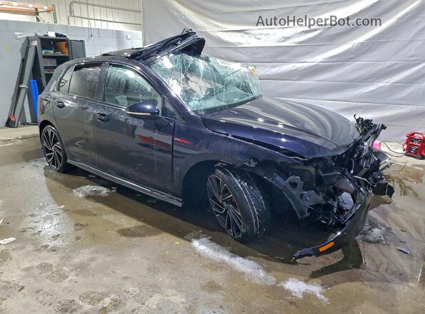 WVW587CD7NW141660 2022 VOLKSWAGEN GTI Black Передня права чверть