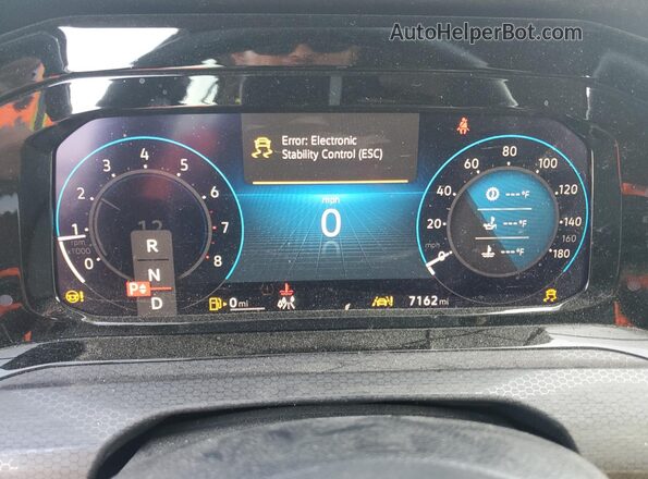 WVW8A7CDXPW167089 2023 VOLKSWAGEN GTI Black Instrument cluster view