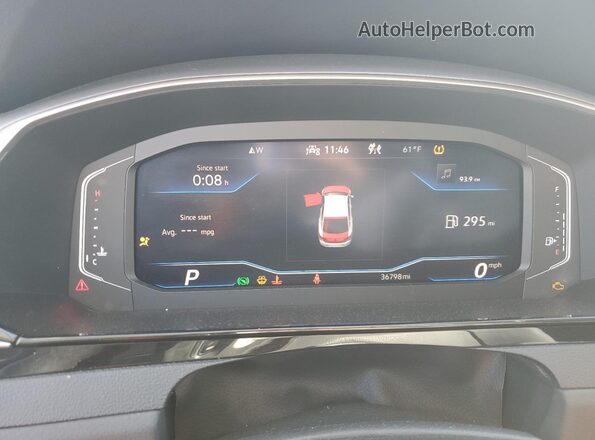 WVWAR7AN2ME013550 2021 VOLKSWAGEN ARTEON Black Instrument cluster view
