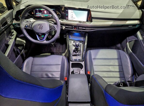 WVWDB7CDXRW140361 2024 VOLKSWAGEN GOLF Синий Вид панели приборов