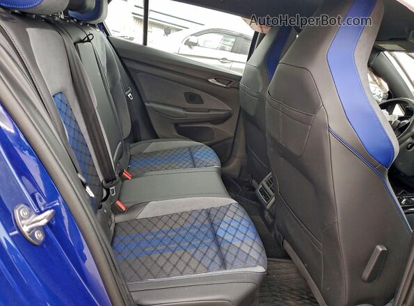 WVWEB7CD2SW216424 2025 VOLKSWAGEN GOLF Blue Vista de los asientos traseros
